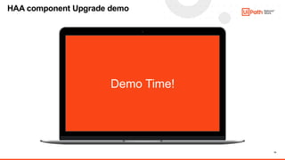 14
Demo Time!
HAA component Upgrade demo
 