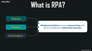 What is UiPath RPA Architecture | UiPath Studio, Robot & Orchestrator ...