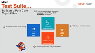 UiPath Test Automation using UiPath Test Suite series, part 3 | PDF