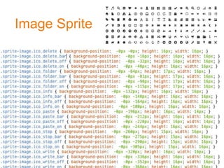 Image Sprite
 