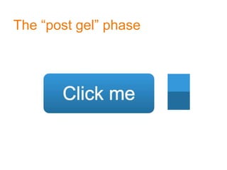 The “post gel” phase
 