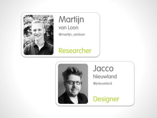 UX & business - different languages

           Need numbers to persuade
           stakeholders
insights
           Collect data during design process
 