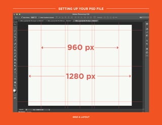 setting up your psd file
grid & layout
 
