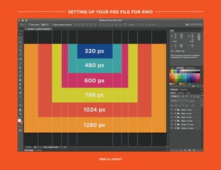 setting up your psd file for RWD
grid & layout
 