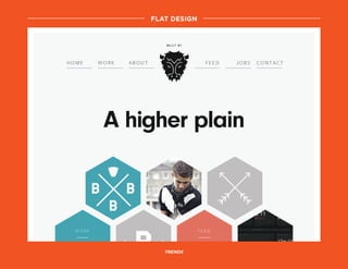 flat design
trends
 