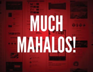 much
mahalos!
 