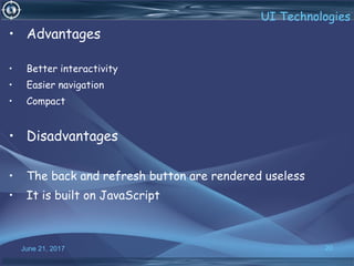 Ui technologies | PPT