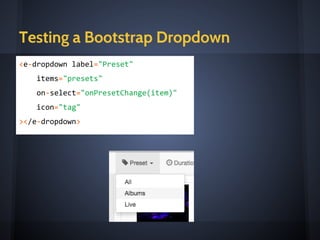 Showtime 1 - Dropdown
testing dropdown directive in angular
 