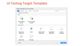 UI Testing Target Template
 