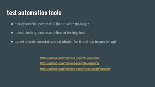 Ui Testing with Ghost Inspector | PPTX