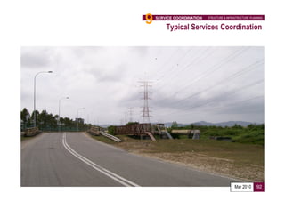 9   SERVICE COORDINATION   STRUCTURE & INFRASTRUCTURE PLANNING


        Typical Services Coordination




                                            Mar 2010      92
 