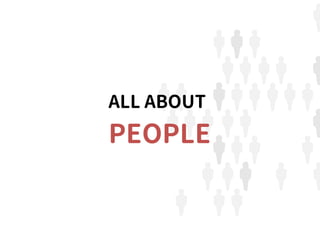 ALL ABOUT
PEOPLE
 