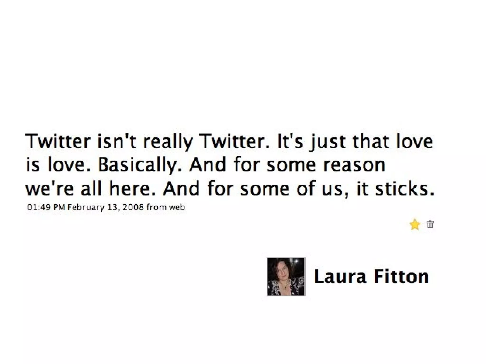 Twitter isn’t Twitter. 