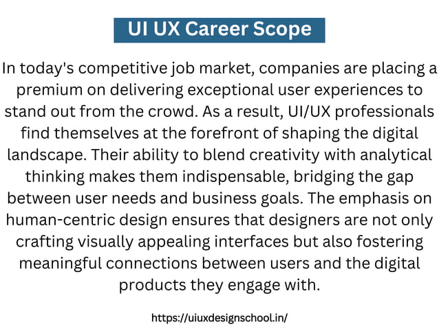 UI UX Career Scope | PPT