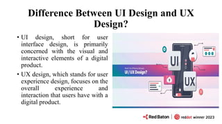 UI UX Designer vs UI UX Developer | PPTX