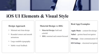 Smooth And Rounded Design Examples Comprehensive UI & UX Design Principles for Mobile Apps | PPTX