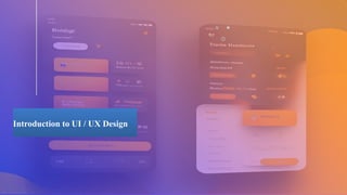 Comprehensive Overview Ui Comprehensive UI & UX Design Principles for Mobile Apps | PPTX
