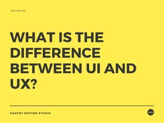 UI & UX DESIGN FOR MOBILE | PDF