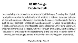 UI UX Design Fundamentals | PDF