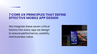 Designing Scalable Mobile App Experiences: 7 UX Principles That Matter ...