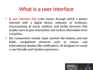 UI UX Design module-1 AU.pptx ui ux design explain | PPTX