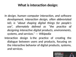 UI UX Design module-2 AU.pptx ui/ux design explanation | PPTX