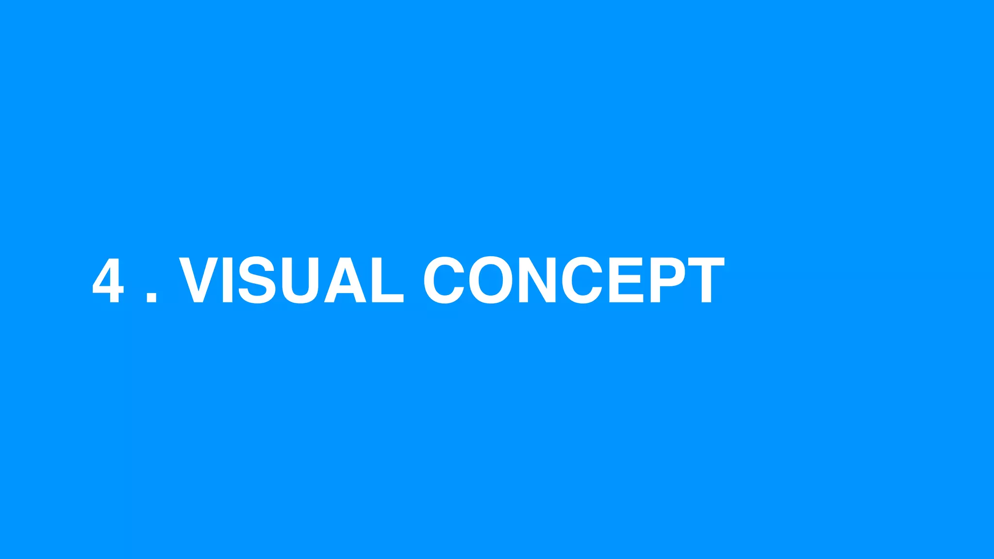 4 . VISUAL CONCEPT