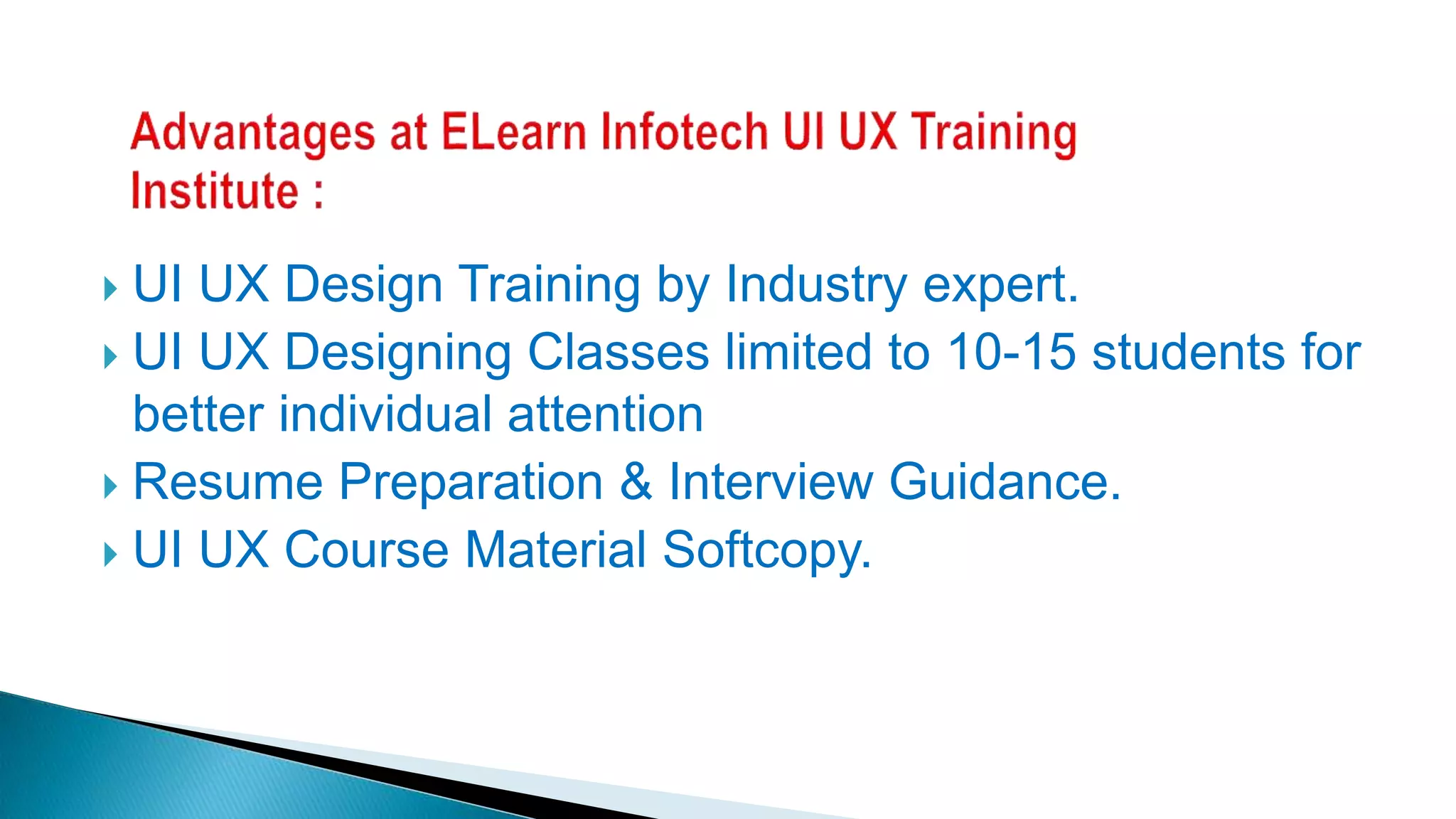UI UX Design Training in Hyderabad | PPTX | Internet | Computing