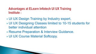 UI UX Design Training in Hyderabad | PPTX | Internet | Computing