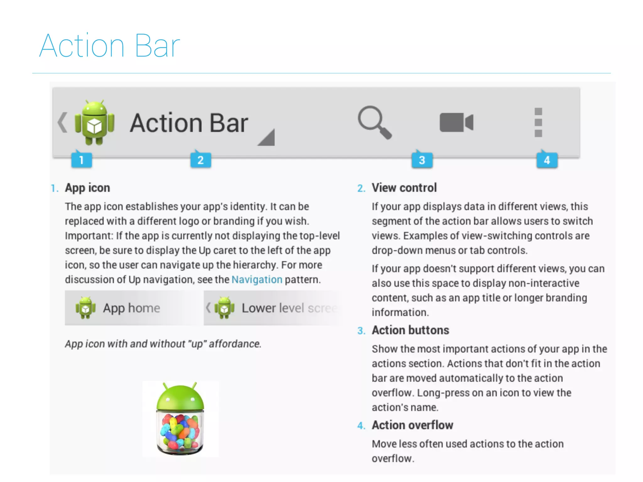 Action Bar
 