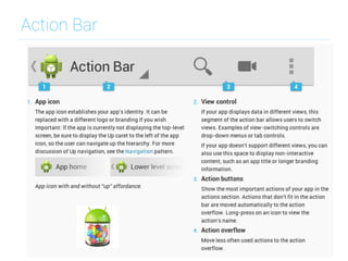 Action Bar
 