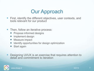 UI UX design - talk at NewMe Accelerator | PPT