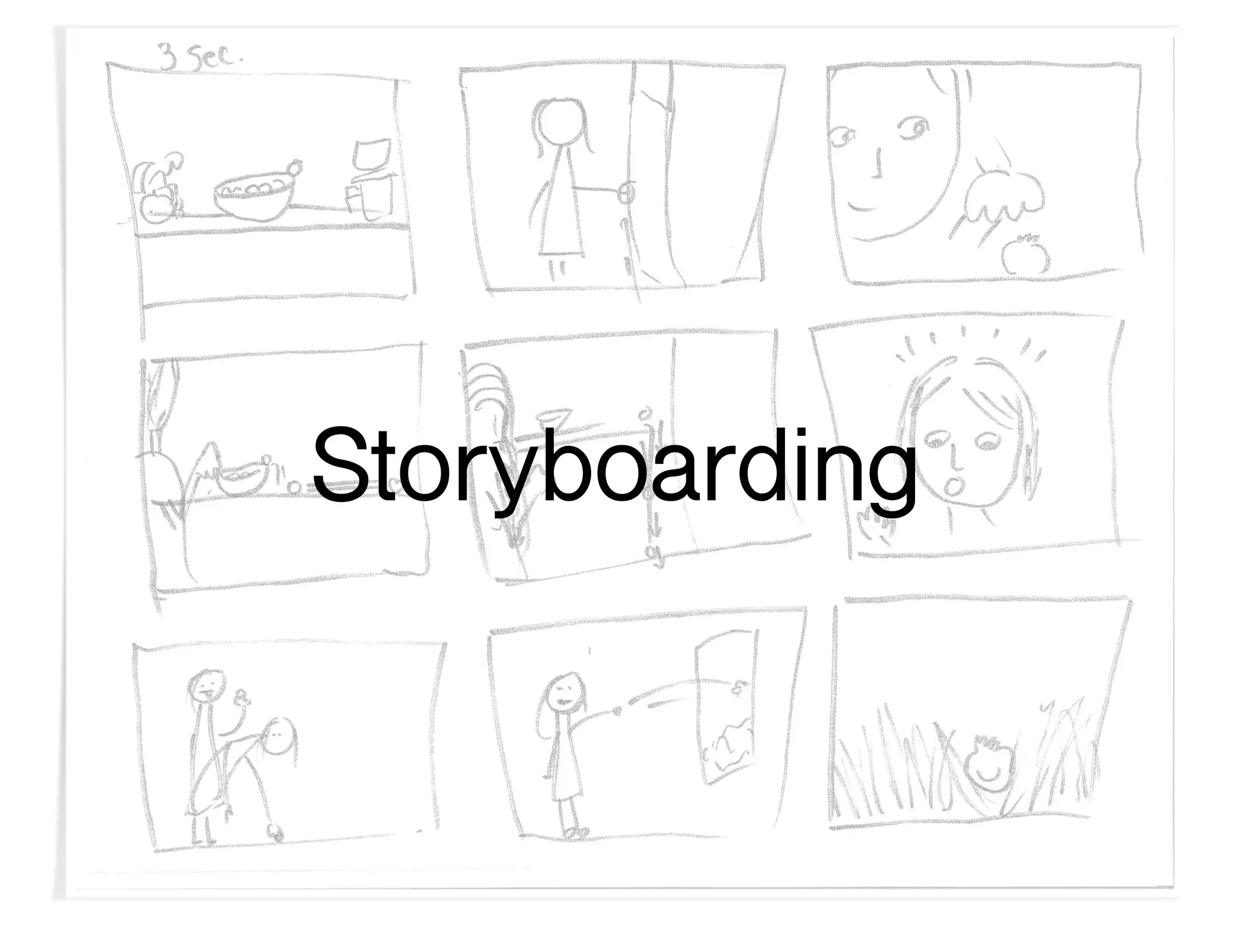 Storyboarding
 