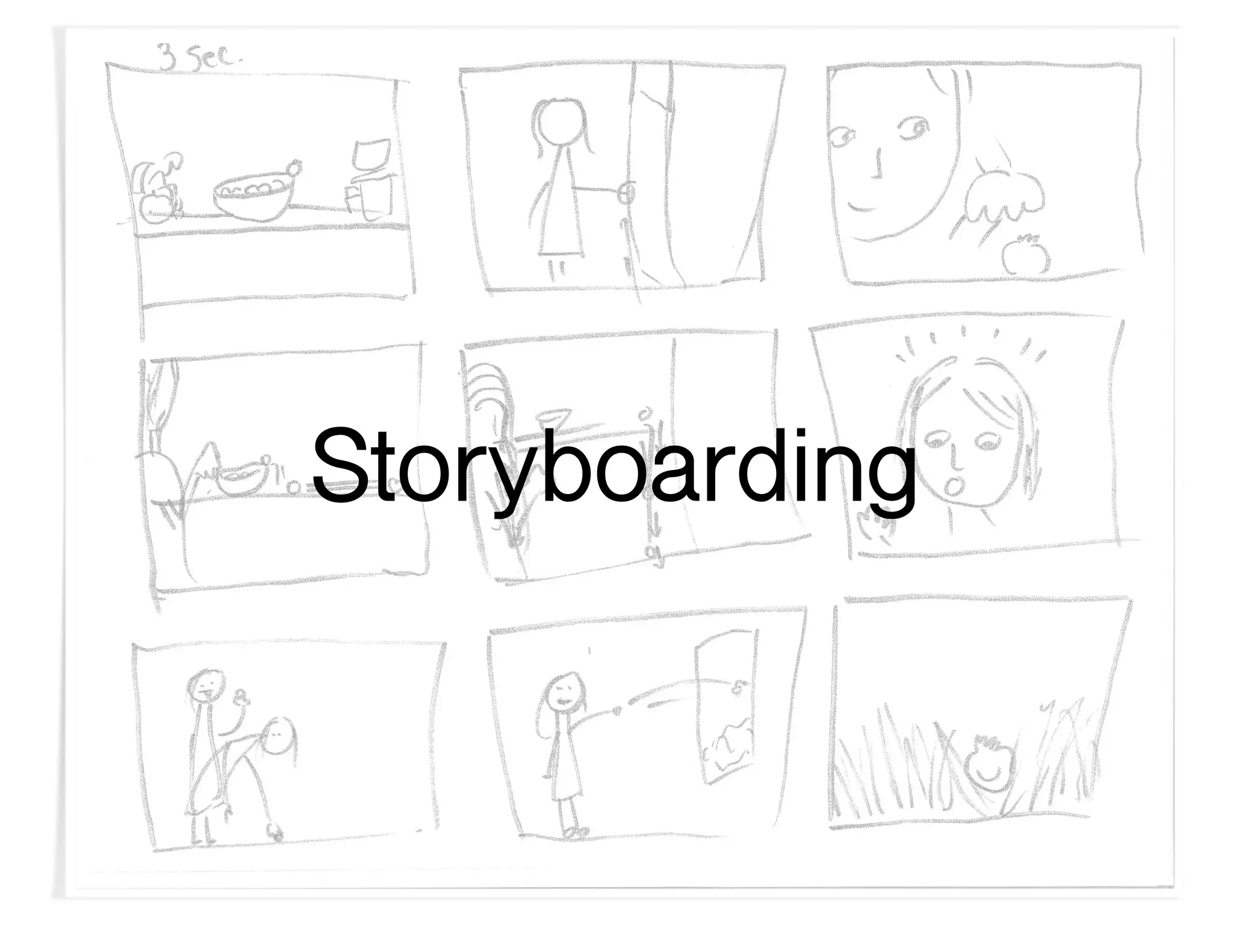 Storyboarding
 