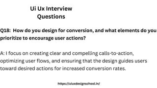 Ui Ux Interview Questions | PPTX