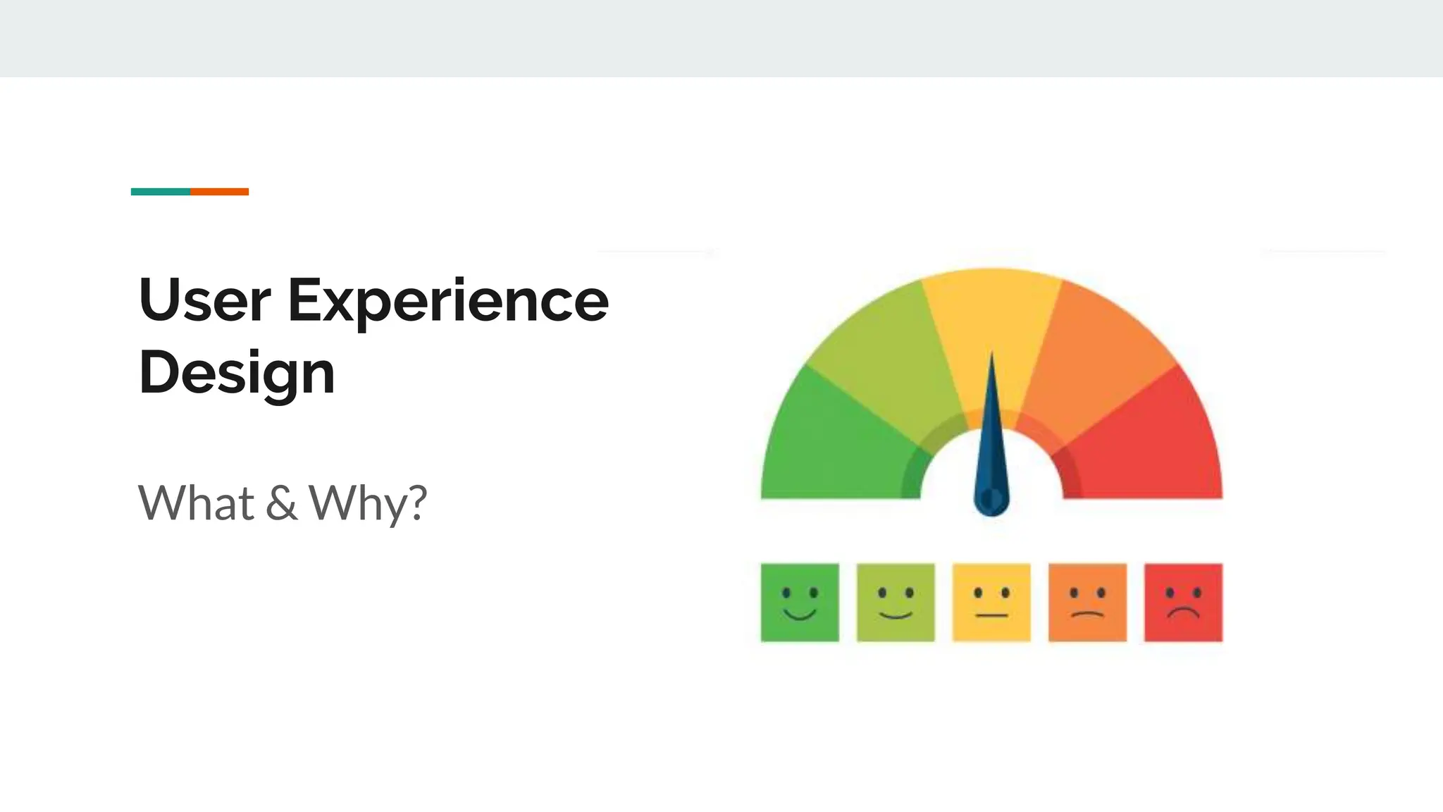 What & Why?
User Experience
Design
 
