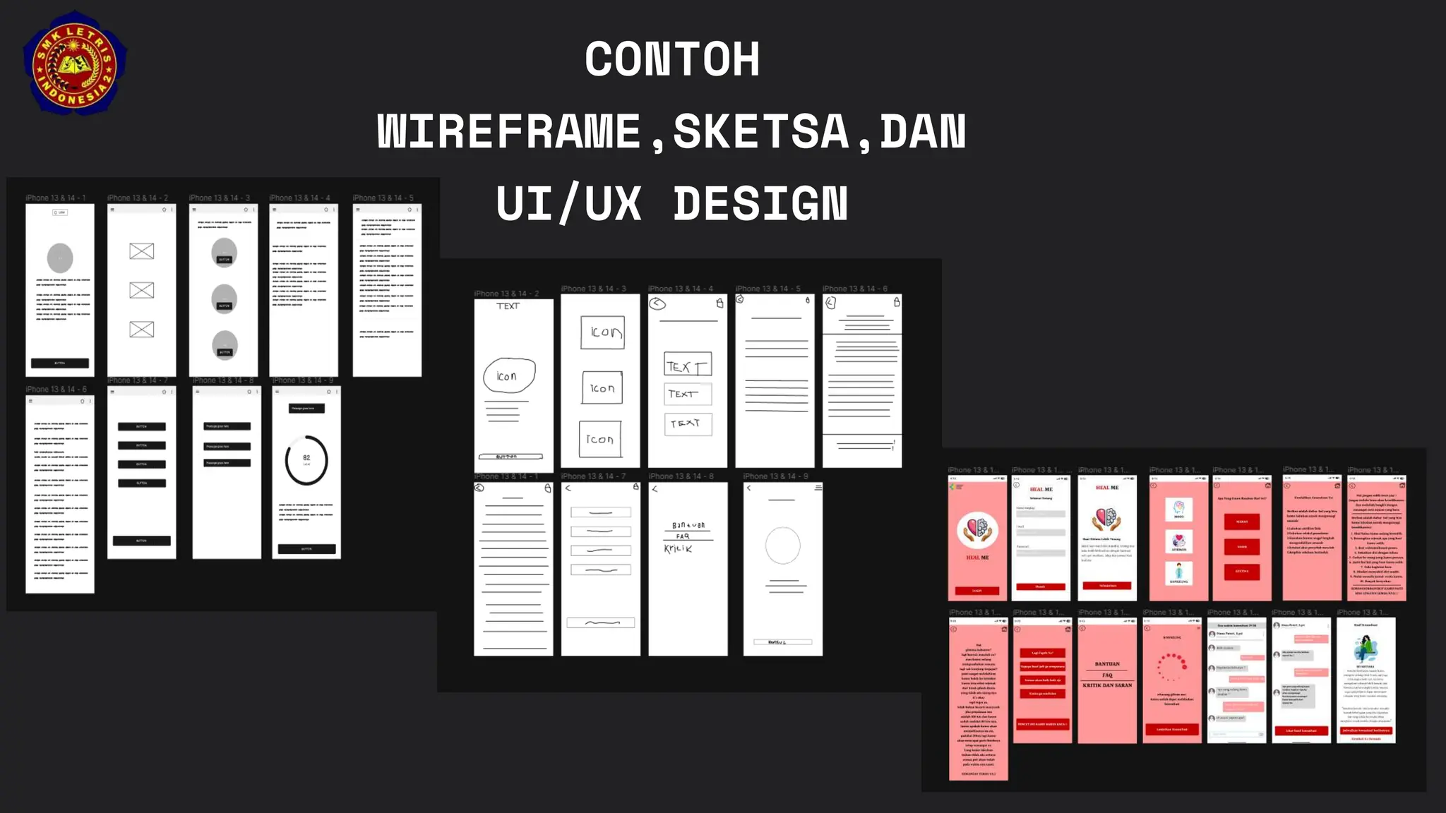 uiux design aplikasi kesehatan masyarakat | PPTX