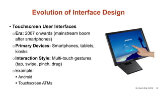 User Interfaces Evolution UI/UX Fundamentals: Designing for Humans | PDF