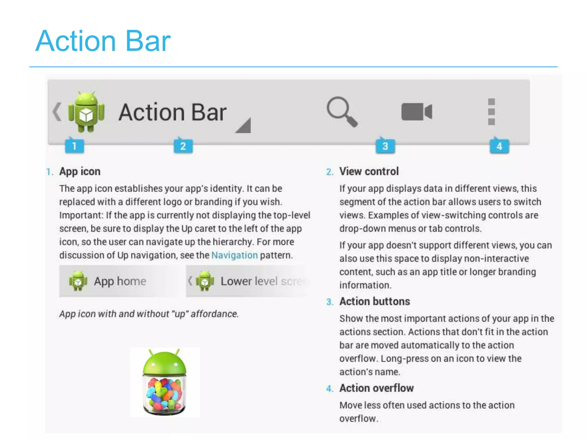 Action Bar
 