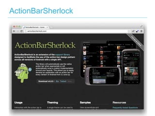 ActionBarSherlock
 