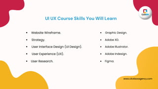 UI UX Design Course With Placement Assistance | ClickBox | PDF