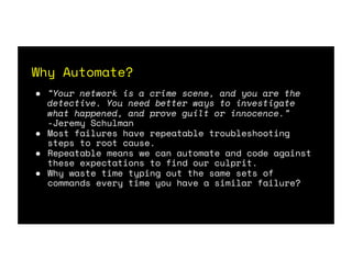 Simplified Troubleshooting through API Scripting | PDF