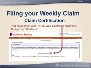 Unemployment Benefits: How to File Weekly Claims Online | PDF