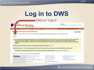Unemployment Benefits: How to File Weekly Claims Online | PDF