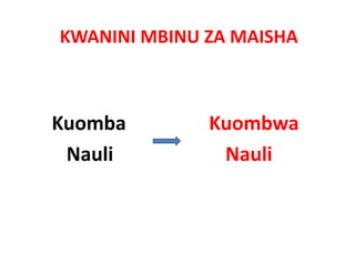 KWANINI MBINU ZA MAISHA



Kuomba                 Kuombwa
K omba                    K omb a
 Nauli                       Nauli
 Nauli                       Nauli
 