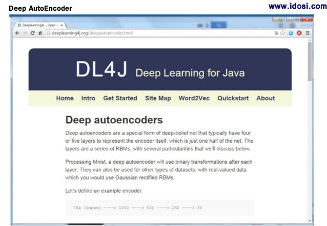 Nn Models With Dl4j For Deep Learning