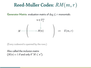 Efficiently decoding Reed-Muller codes from random errors | PDF