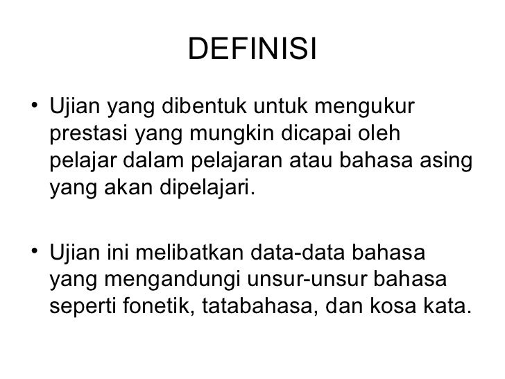 Ujian bakat