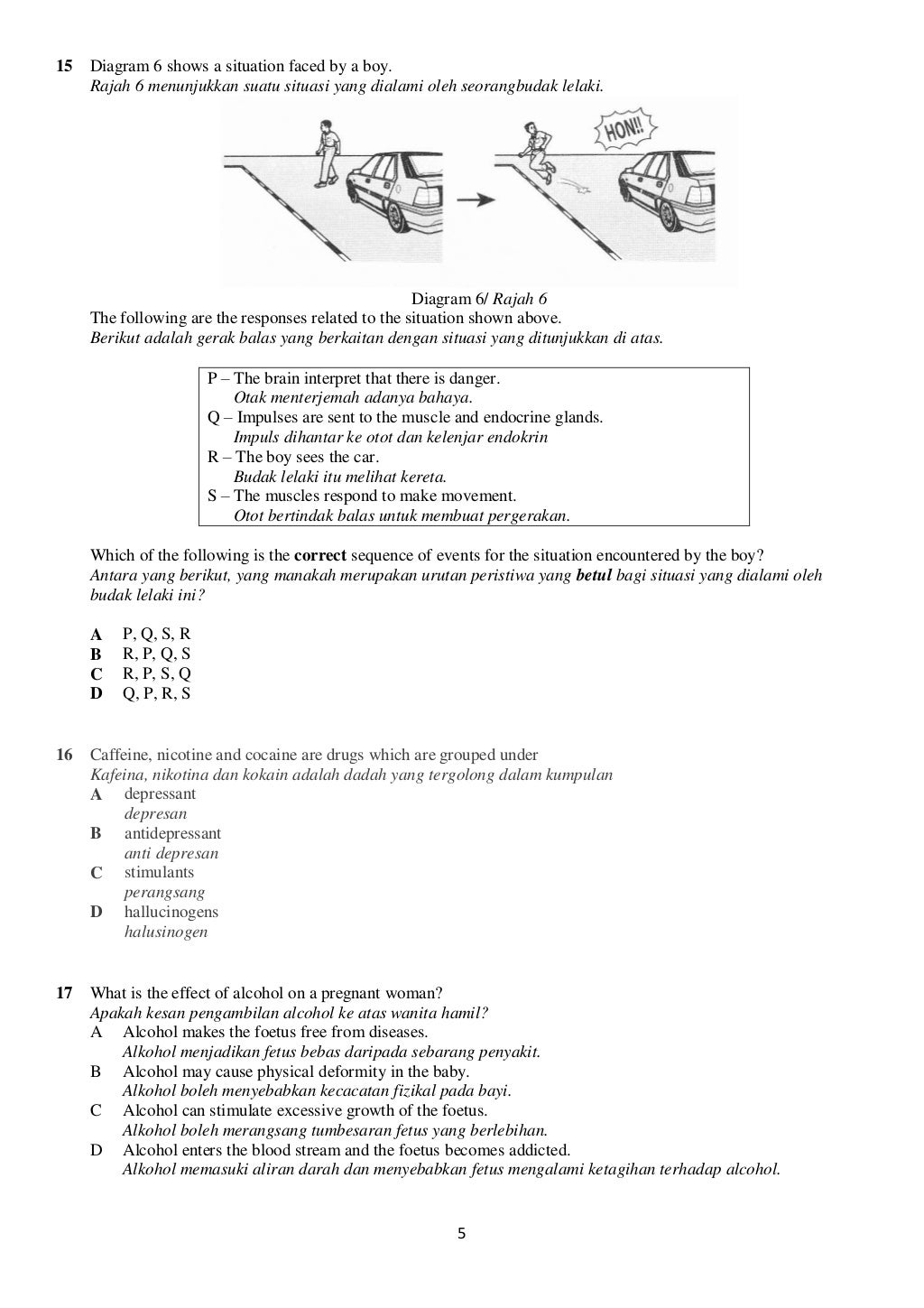 Ujian bulanan 1 sains tingkatan 4 (soalan dan jawapan)