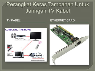 TV KABEL   ETHERNET CARD
 